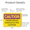 Signmission Radiation & Laser Sign, 10 in H x 14 in W, Plastic, Rectangle OS-2PACK-CR-P-1014-L-10134 - alternate 6